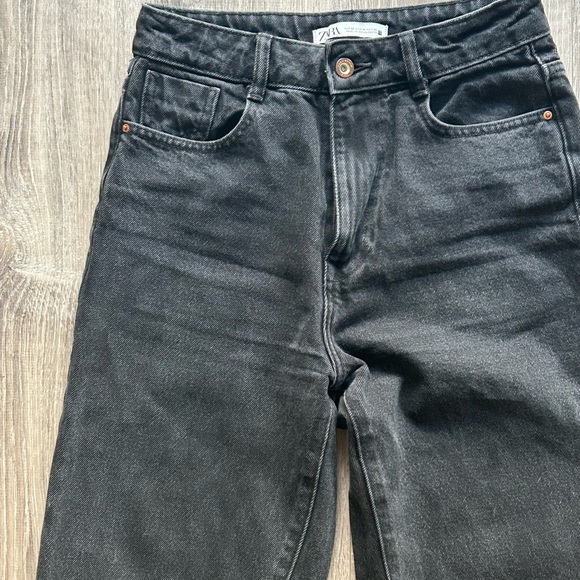 Zara Wide Leg Jeans Size 4 - Picture 3 of 8